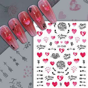 Nail Sticker - 1549 - Heart