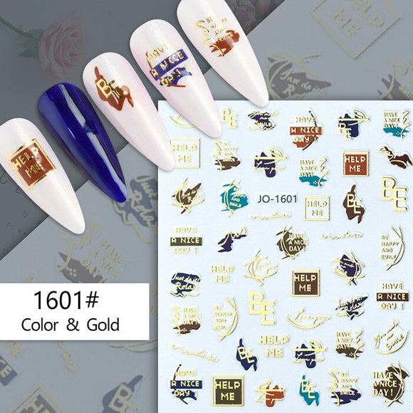 Nail Sticker - 1601 - Expressions