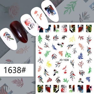 Nail Sticker - 1638 - Leaves