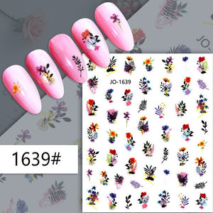 Nail Sticker - 1639 - Flowers