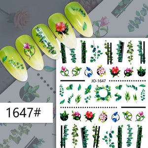 Nail Sticker - 1647 - Flowers