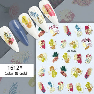 Nail Sticker - 1612 - Leaves