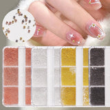 Nail Decoration - Steel Caviar Balls