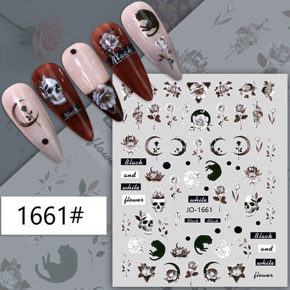 Nail Sticker - 1661 - Flowers