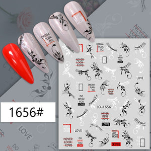 Nail Sticker - 1656 - Flowers