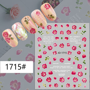 Nail Sticker - 1715 - Flowers