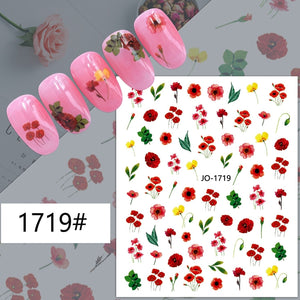 Nail Sticker - 1719 - Flowers