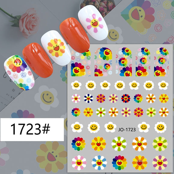 Nail Sticker - 1723 - Flowers