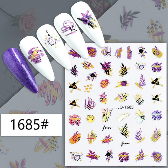 Nail Sticker - 1685 - Leaves