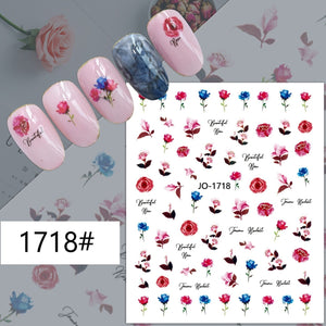 Nail Sticker - 1718 - Roses