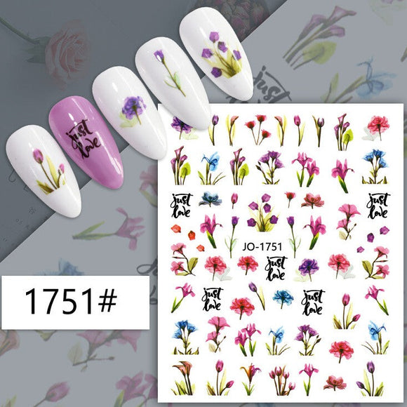 Nail Sticker - 1751 - Flower