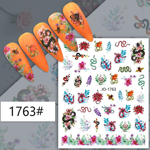 Nail Sticker - 1763 - Flowers