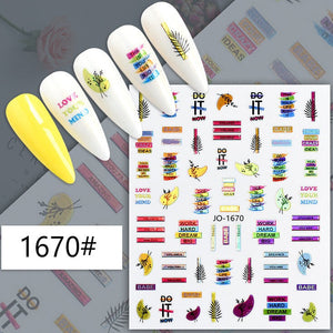 Nail Sticker - 1670 - Motivation