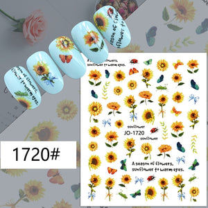 Nail Sticker - 1720 - Sunflowers