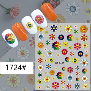 Nail Sticker - 1724 - Flowers