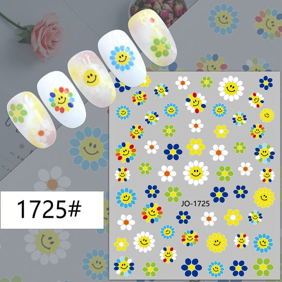 Nail Sticker - 1725 - Flowers