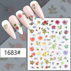 Nail Sticker - 1683 - Flowers