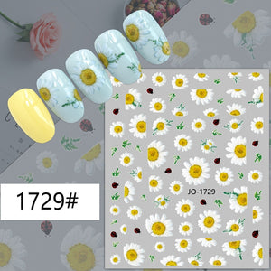 Nail Sticker - 1729 - Daisies