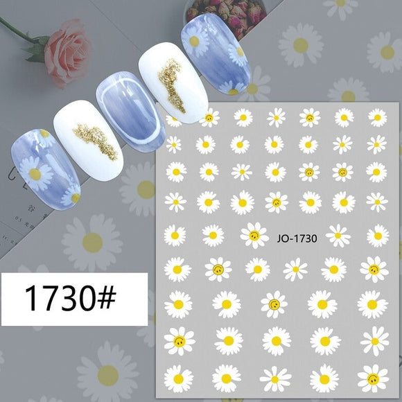 Nail Sticker - 1730 - Daisies