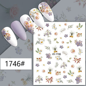 Nail Sticker - 1746 - Flowers