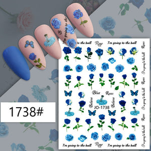 Nail Sticker - 1738 - Roses