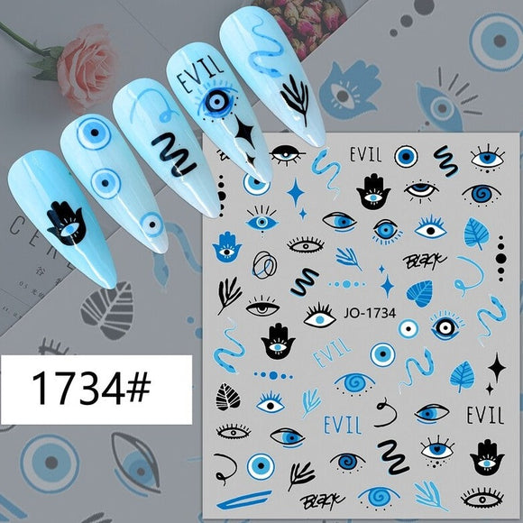 Nail Sticker - 1734 - Eye