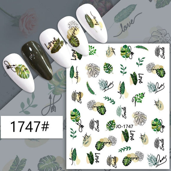 Nail Sticker - 1747 - Leaves