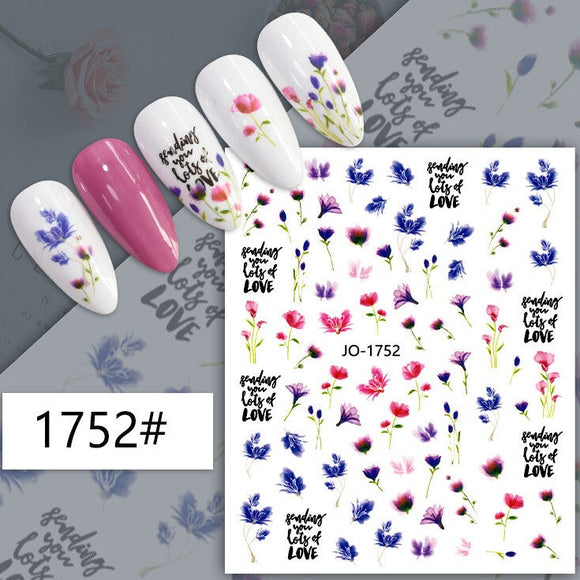 Nail Sticker - 1752 - Flower