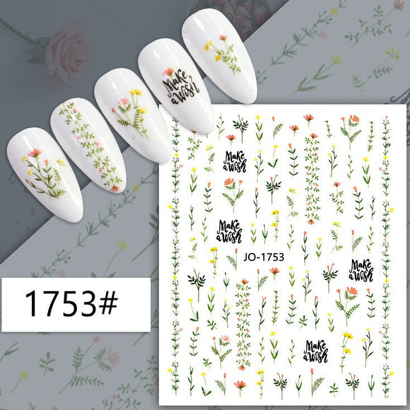 Nail Sticker - 1753 - Flower