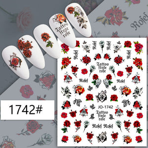 Nail Sticker - 1742 - Roses