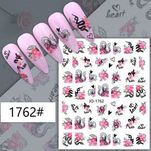 Nail Sticker - 1762 - Snakes