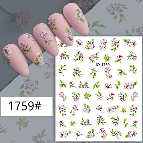 Nail Sticker - 1759 - Flowers