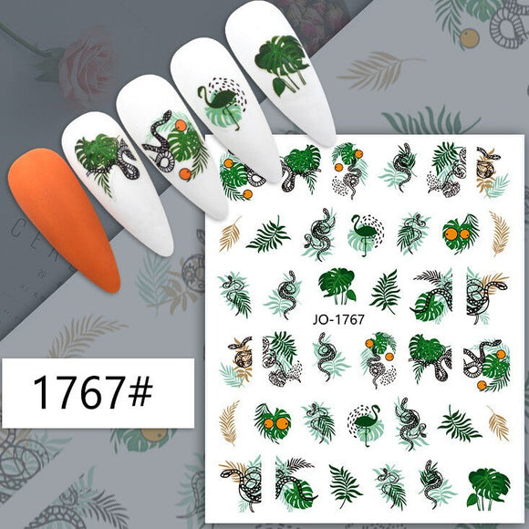 Nail Sticker - 1767 - Leaves