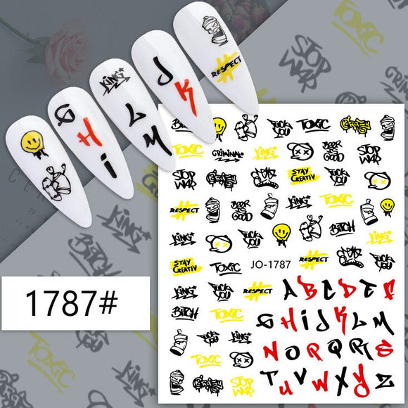 Nail Sticker - 1787 - Creative Art