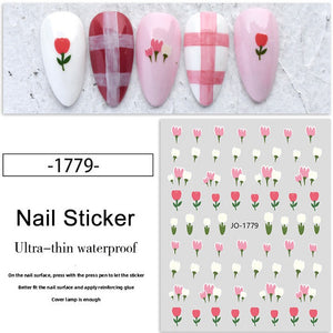 Nail Sticker - 1779 - Tulips