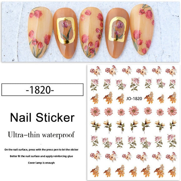 Nail Sticker - 1820 - Flowers