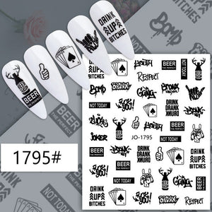 Nail Sticker - 1795 - Party