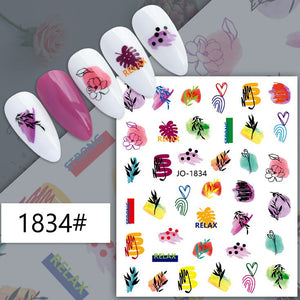 Nail Sticker - 1834 - Modern Art