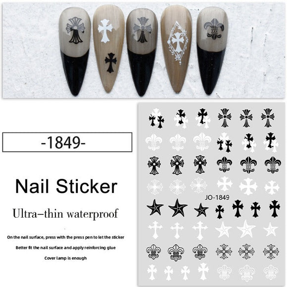 Nail Sticker - 1849 - Cross