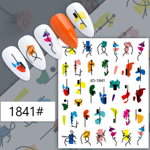 Nail Sticker - 1841 - Modern Art