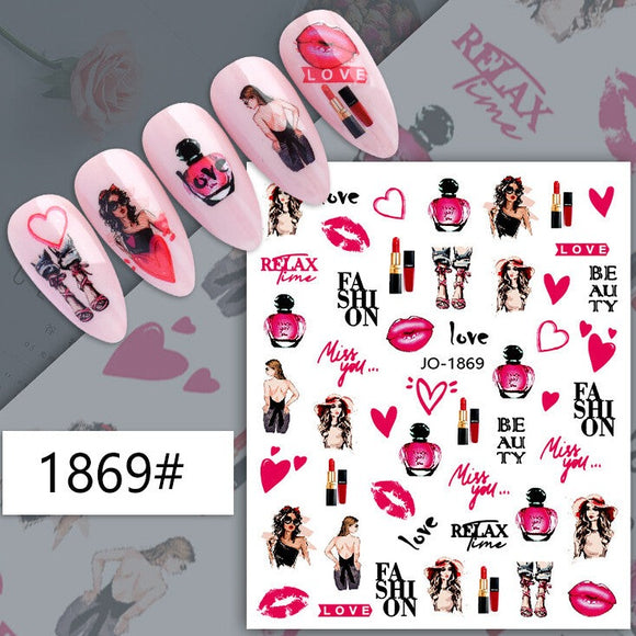 Nail Sticker - 1869 - Love