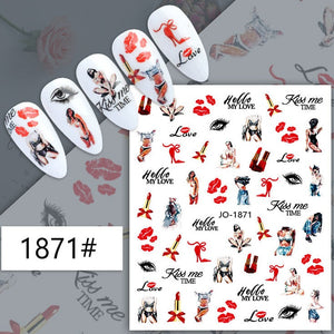 Nail Sticker - 1871 - Style