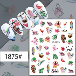 Nail Sticker - 1875 - Summer