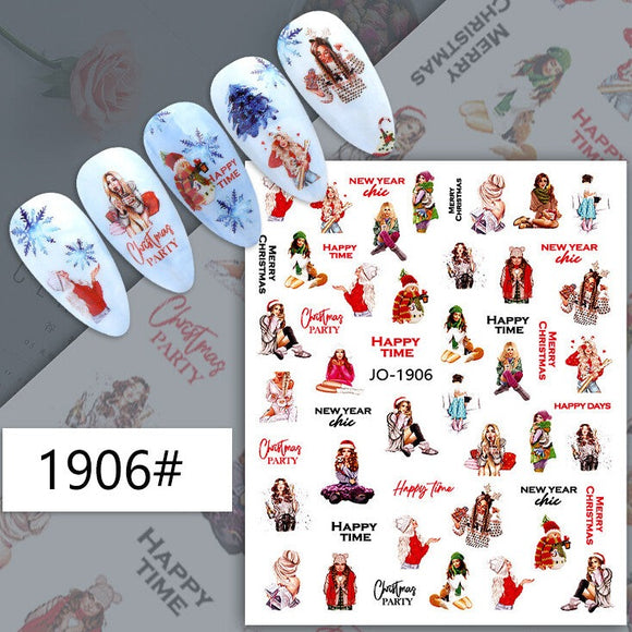 Nail Sticker - 1906 - Christmas