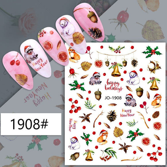 Nail Sticker - 1908 - Christmas