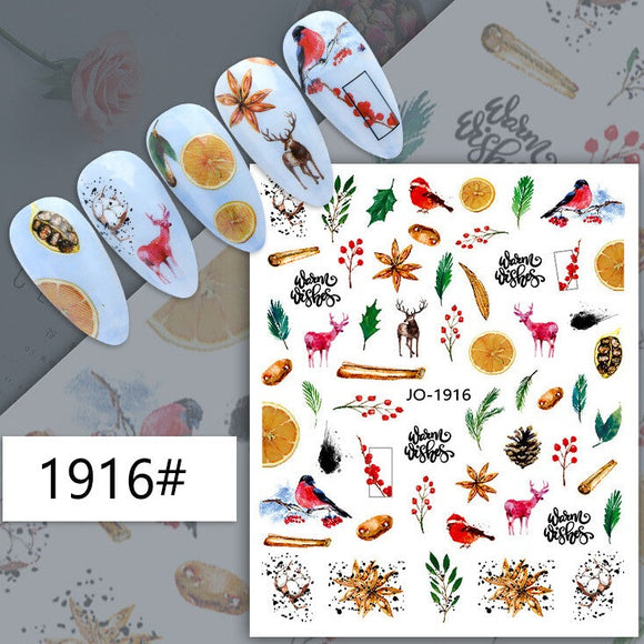 Nail Sticker - 1916 - Christmas