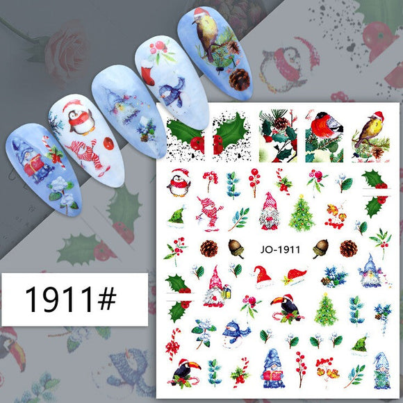 Nail Sticker - 1911 - Christmas