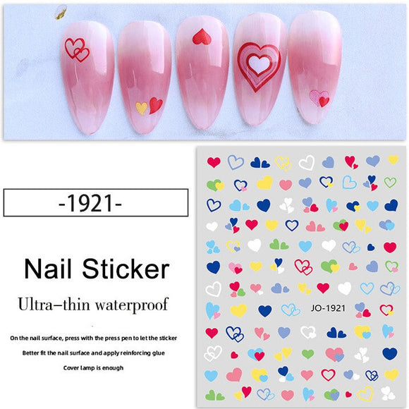 Nail Sticker - 1921 - Hearts