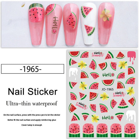 Nail Sticker - 1965 - Watermelon