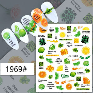 Nail Sticker - 1969 - Citrus